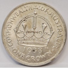 AUSTRALIA 1938 . CROWN . MINOR MARKS